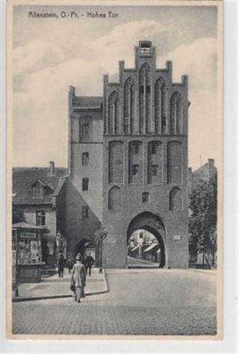Allenstein Allenstein / Olsztyn. Hohes Tor mit Kiosk ungelaufen Gute Erhaltung.
