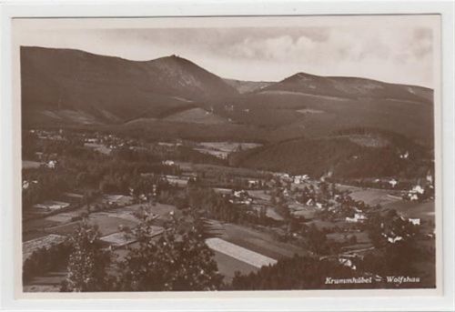 Krummhübel Krummhübel / Karpacz - Wolfshau / Wilcza Poreba - Kreis Hirschberg / Jelenia Góra. Karte beschrieben Gute Erhaltung.