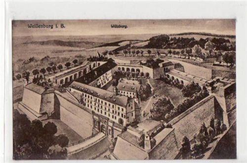 Weißenburg mit Wülzburg ungelaufen Gute Erhaltung.