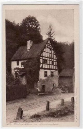 Manderscheid i.d. Eifel mit altem Fachwerkhaus ungelaufen Gute Erhaltung.