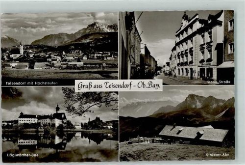 83317 W8221 Teisendorf - Markt-Straße Höglwörther See Stoisser-Alm