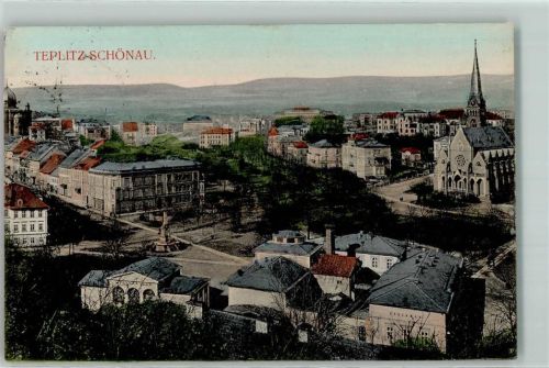 Teplice Teplitz-Schönau 1909 - Kirche