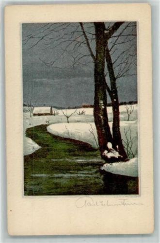 Passepartout Winterlandschaft