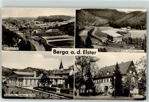 Berga Postamt Bergarbeiter-Klubhaus der DSF