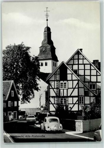 Nümbrecht Alte Poststraße VW Käfer Kirche