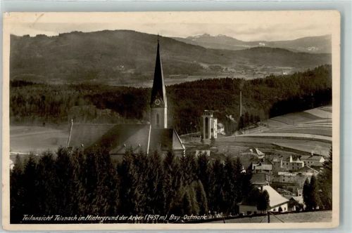 94244 W8376 Teisnach - Kath. Pfarrkirche Aussichtsturm Arber
