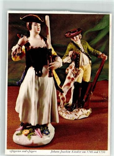 Jäger und Jägerin von Kändler um 1740 Meissen