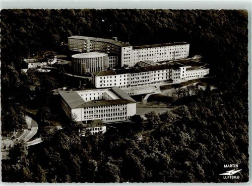 Gemünden Fliegeraufnahme Privinzhaus der Kreuzschwestern mit Schülerinnenheim und Schule