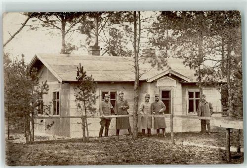 Jablonec n. Nisou 1917 Villa Marta Uniform Soldat Ort lt. Stempel