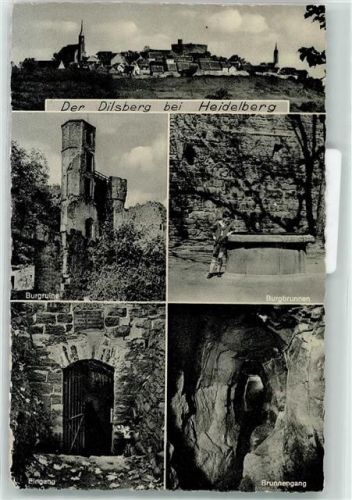 Dilsberg Dilsberg Burgruine Brunnen Eingang Landpost