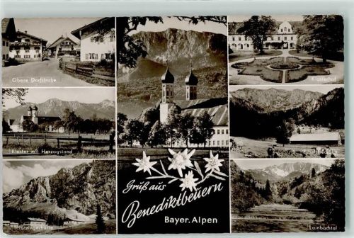 Benediktbeuern Kloster Klosterhof Enzian Tutzingerhütte Lainbachtal Dorfstrasse Eibelsfleckalm
