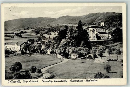 94239 W8375 Gotteszell - Ehemalige Klosterkirche Hintergrund Klosterstein
