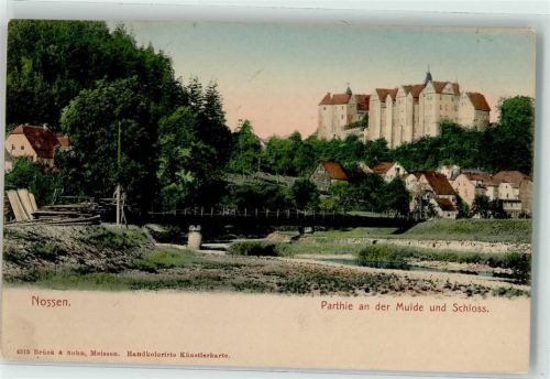 01683 O8255 Nossen - an der Mulde und Schloss