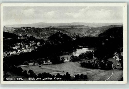 Greiz Blick vom weißen Kreuz