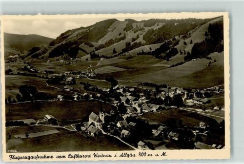 87480 W8961 Weitnau - Fliegeraufnahme Allgäu Kirche