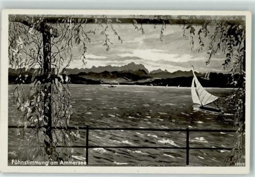 Stegen WK II Ammersee Segelboot