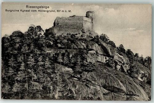 Hermsdorf am Kynast Burgruine Kynast vom Höllengrund
