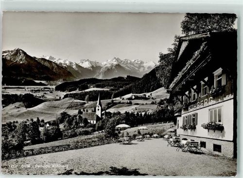 87544 W8976 Seifriedsberg , Kr Sonthofen - Gasthaus Cafe Pension Kühberg