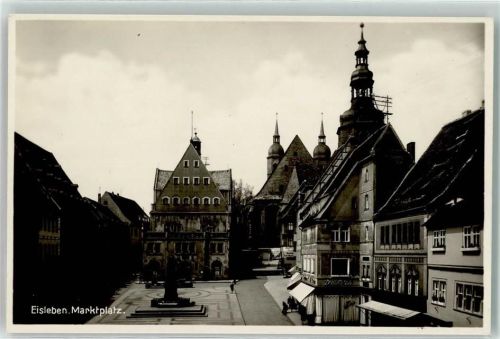 Lutherstadt Eisleben Lutherdenkmal Marktplatz
