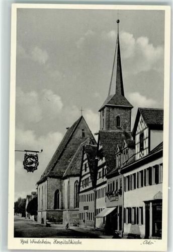 Bad Windsheim Hospitalkirche Gasthausschild