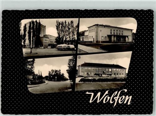 Wolfen Theater der Werktätigen Leipziger Straße Bahnhof Filmtheater Omnibus