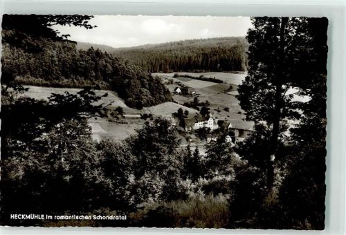 Gemünden Heckmühle im romantischen Schondratal