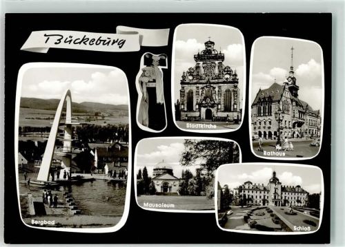Bückeburg Rathaus Schwimmbad Sprungturm Mausoleum Stadtkirche Schloß
