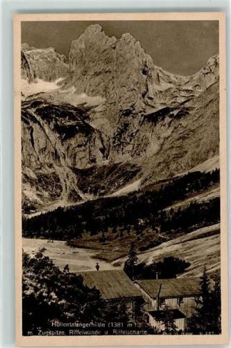 Höllentalangerhütte Zugspitze Riffelwände Riffelscharte
