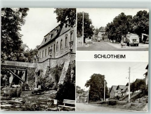 Schlotheim Schloss Schlotheim Erfurter Strasse LKW