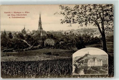 Kiedrich 1911 Burg Scharfenstein Valentinushaus