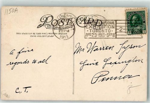 Toronto Sonderstempel 1913
