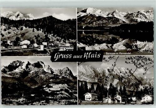 Klais Zugspitzgruppe Barmsee Wettersteigebirge