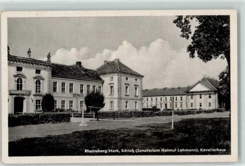 Rheinsberg Schloss Sanatorium Helmut Lehmann Kavalierhaus