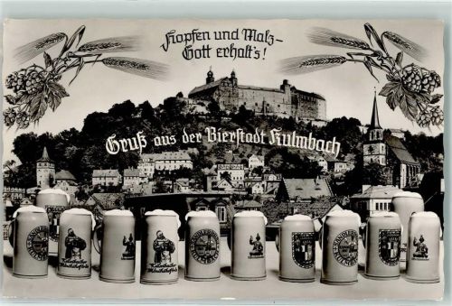 Kulmbach Bierstadt Kulmbach Bierkrüge AK