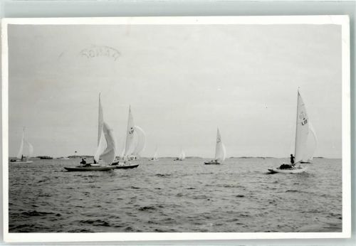 Hanko Segelschiff Boot Ort lt. Stempel
