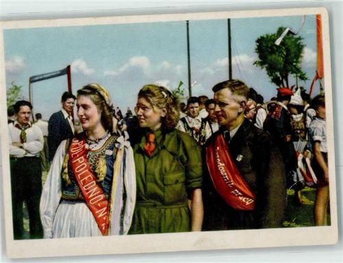Polnische Aktivisten Die Jugend will den Frieden Foto AK