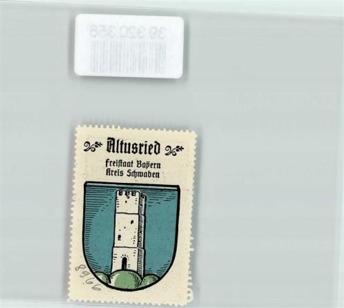 Altusried Wappen Kaffee Hag ca. 1920-1940 Turm