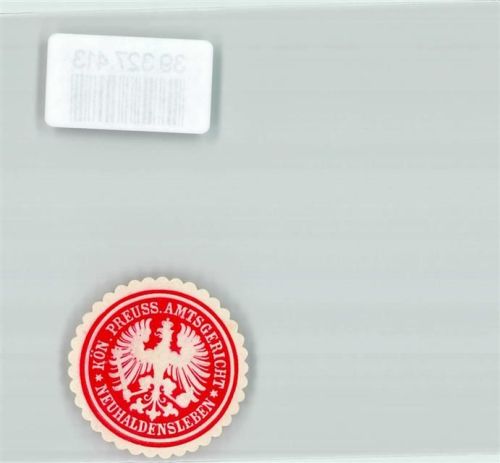 Neuhaldensleben Kön. Preuss. Amtsgericht Neuhaldensleben