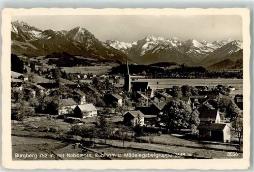 87545 W8978 Burgberg i. Allgäu - Nebelhorn Rubihorn Mädelegabelgruppe