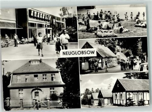 Neuglobsow FDGB-Erholungsheim Stechlin Badestrand