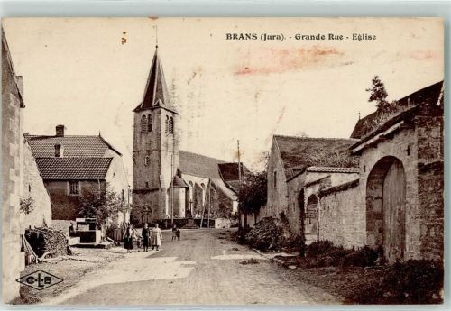 39290 Brans - Grande Rue Eglise Frau Kind Kirche