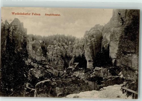 Broumov Weckelsdorfer Felsen Amphitheater