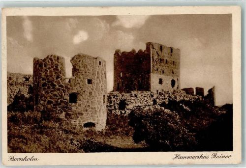 Bornholm Hammershus Ruiner Runinen