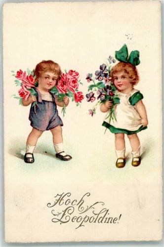Hoch Leopoldine Kinder Blumen