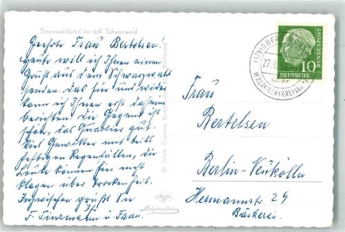 Obersimonswald Landpost über Waldkirch Breisgau