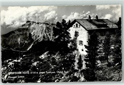 Oetz Bielefelder Hütte gegen Tschirgant Hüttenstempel