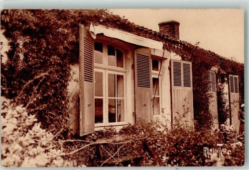 Saint-Vincent-sur-Jard la Bicoque Fassade mit Blick auf das Meer und die Bucht links beleuchteten Cle's Arbeitstisch