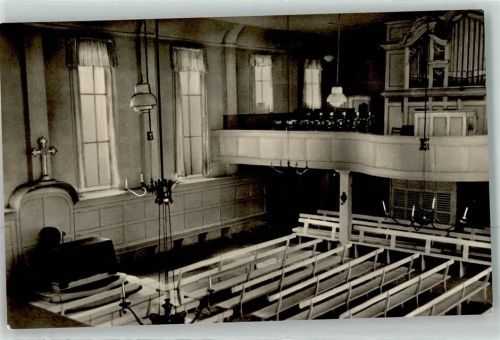 Neudietendorf Orgel Inneres der Kirche der Brüdergemeinde