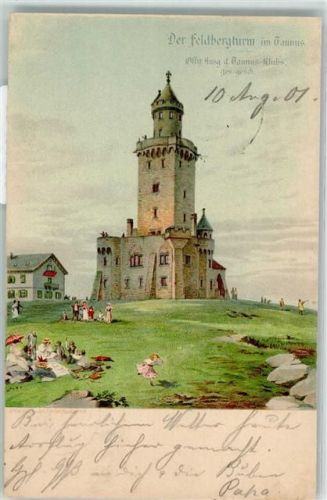 Feldberg 1901 Der Feldbergturm