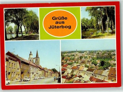Jüterbog Blanken Teich Tohrteich Leninstraße Nicolaikirche